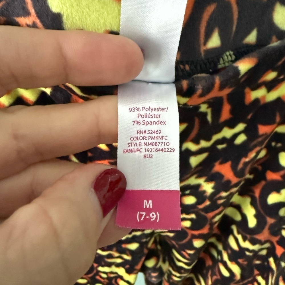Halloween No Boundaries Soft Leggings Woman’s M Poly/Spandex  Jack-o’-lantern - Picture 5 of 6